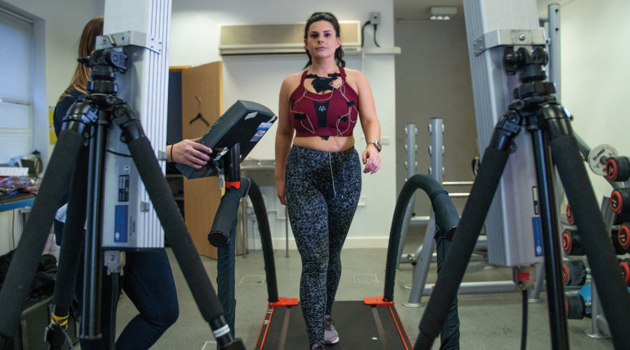 Maaree Sports Bra Testing in a laboratory